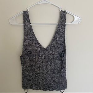 Knit Sparkly Crop Top